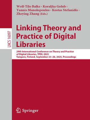 cover image of Linking Theory and Practice of Digital Libraries